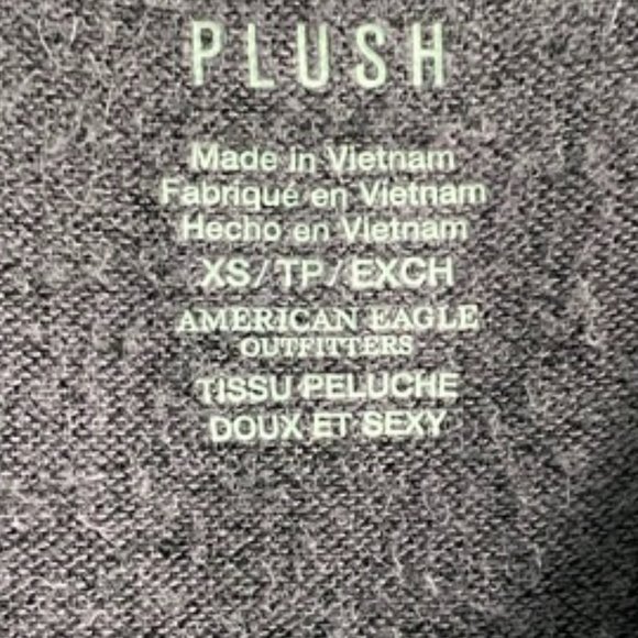 AEO Soft & Sexy Plush Sweater with Criss-Cross Design on Shoulders - Picture 3 of 7